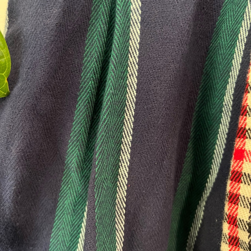 Rowing Blazers Navy and Plaid Mini Skirt - Picture 5 of 10